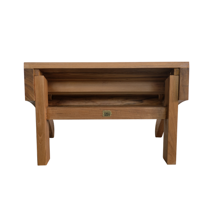 Chill-Dept. - Melville Teakhout Adirondack voetenbank