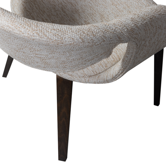 WOOOD Yossi Eetkamerstoelen Houten Bruine Poot - Naturel - Set van 2