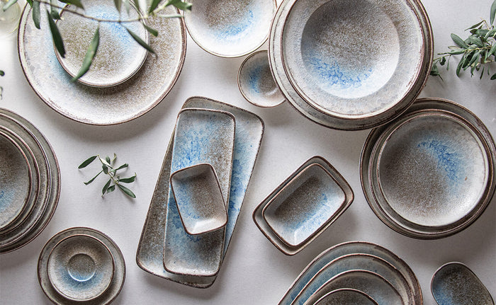 ID Fine Gebaksbord - Delta - Porselein - 21 cm - set van 6