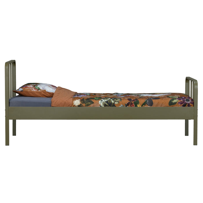 Woood Mees Bed - Army - 90 x 200 cm