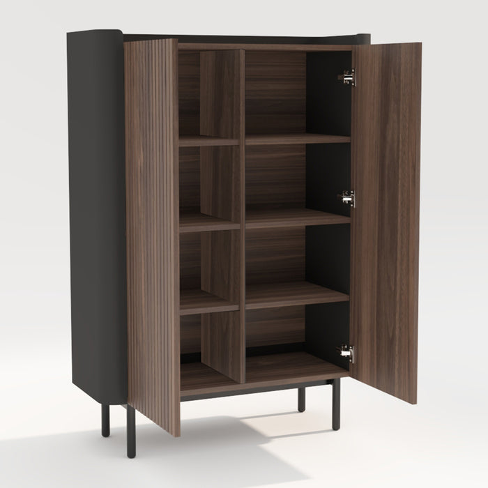 by fonQ Alva Wandkast - Walnoot