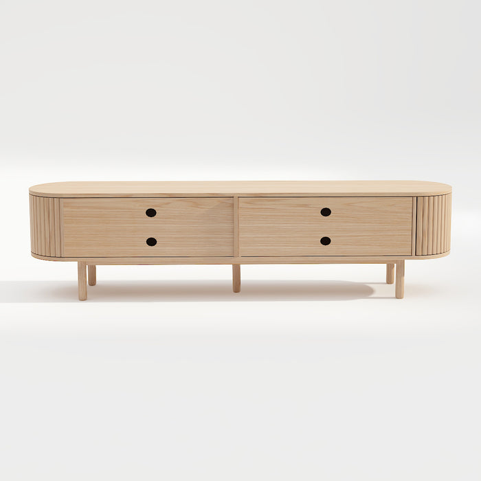 by fonQ Freya Tv-meubel B 200 cm - Licht Eiken