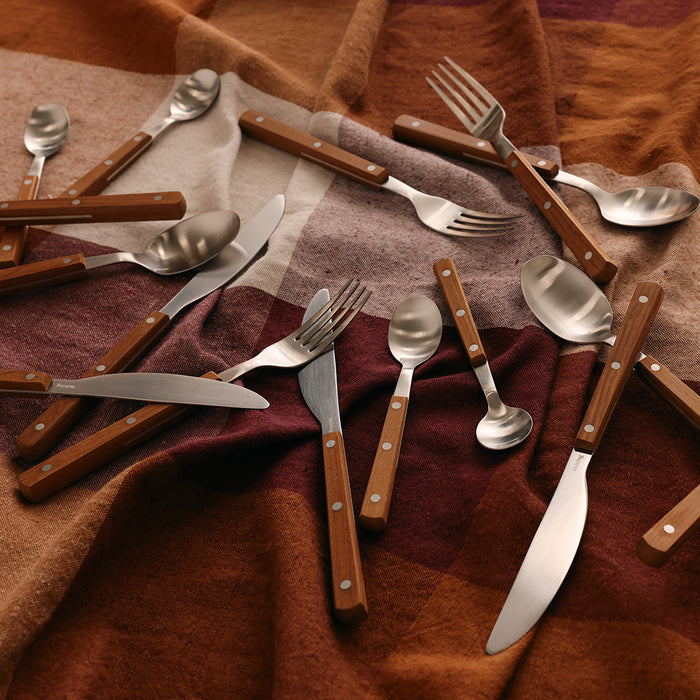 HKliving 70's Bestekset 16-delig - Wood