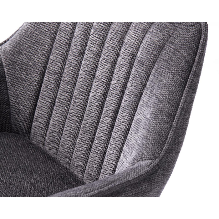 Nordic Home Lanny barstoel gestreept - donkergrijs