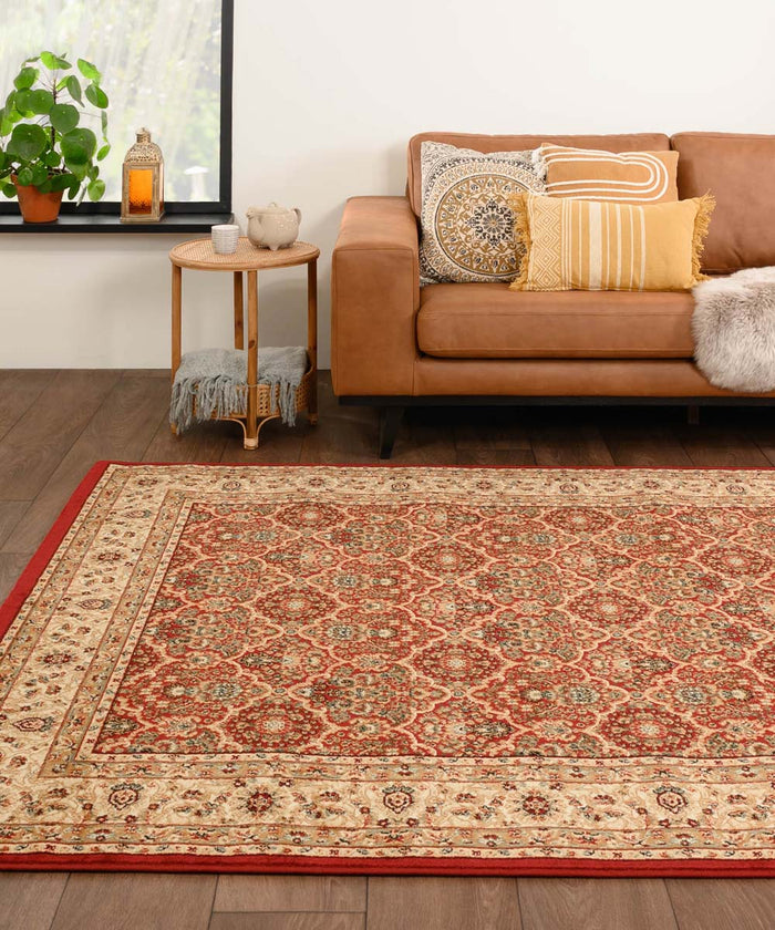Tapeso Perzisch tapijt - Mirage Royal rood|beige - 240x340 cm