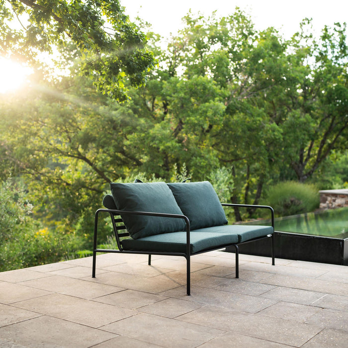 Houe Avon 2-zits loungebank frame wit stof Alpine heritage