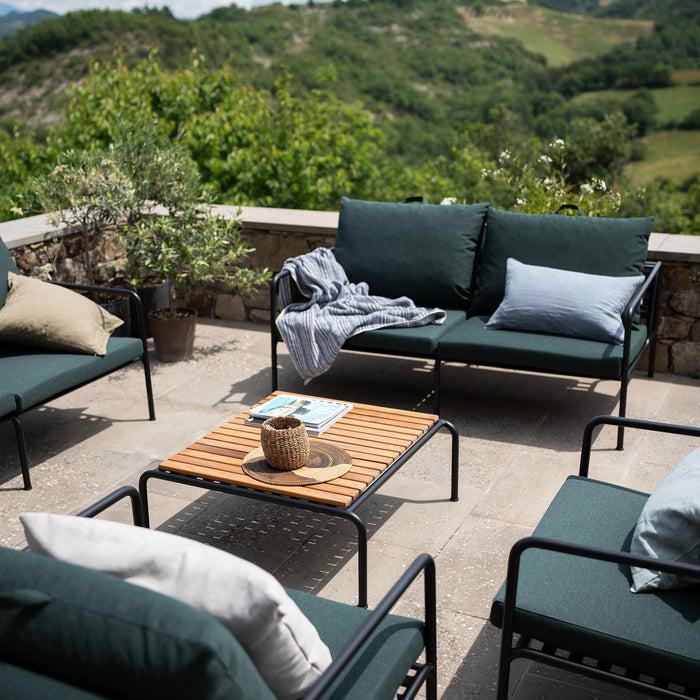 Houe Avon 2-zits loungebank frame wit stof Alpine heritage