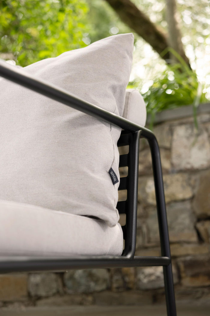 Houe Avon 2-zits loungebank frame wit stof Char heritage