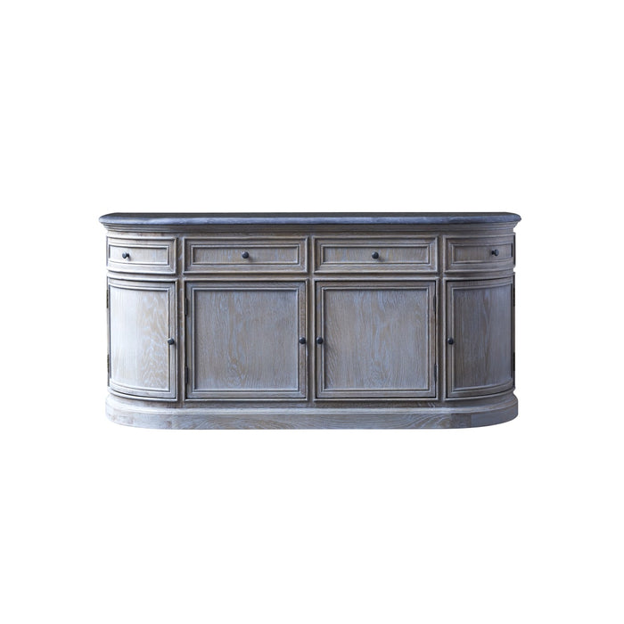 Tikamoon - Eiken meubel met dubbele wastafel 180 cm Louise