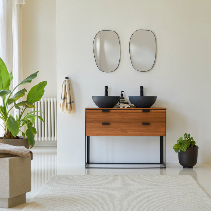 Tikamoon - Urban - Badmeubel in massief acacia 100 cm