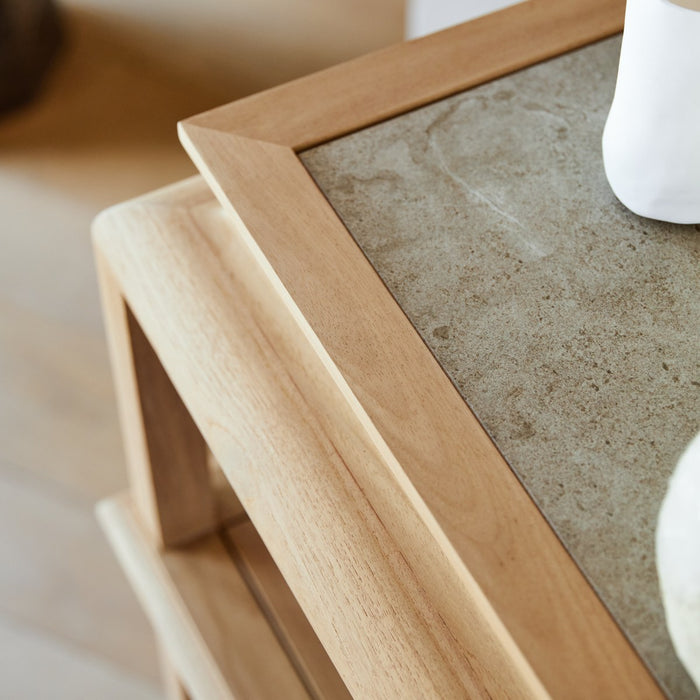 Tikamoon - Consoletafel van massief teakhout Achille 100 cm