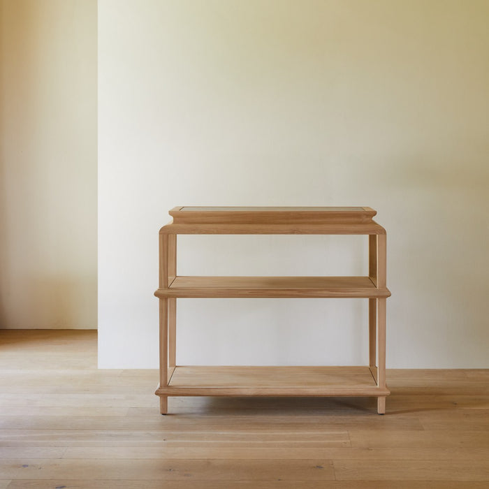 Tikamoon - Consoletafel van massief teakhout Achille 100 cm