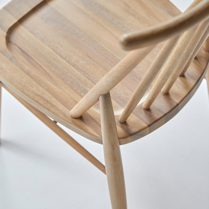 Tikamoon - Stoel in massief acaciahout Léa