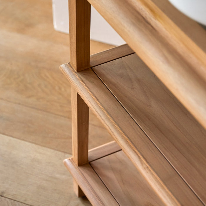 Tikamoon - Massief teakhouten wastafelmeubel Achille 135 cm