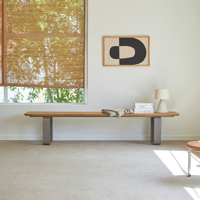 Tikamoon - Harper - Bank van massief teakhout en aluminium