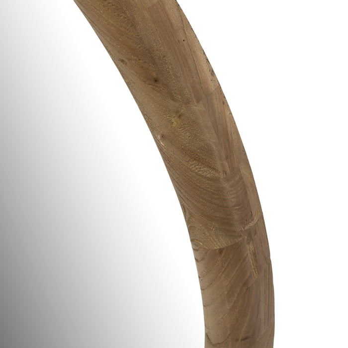 Rivièra Maison - Elegante Spiegelschijf in natuurlijke tinten van gerecycled elzenhout met een diepte van 6 cm