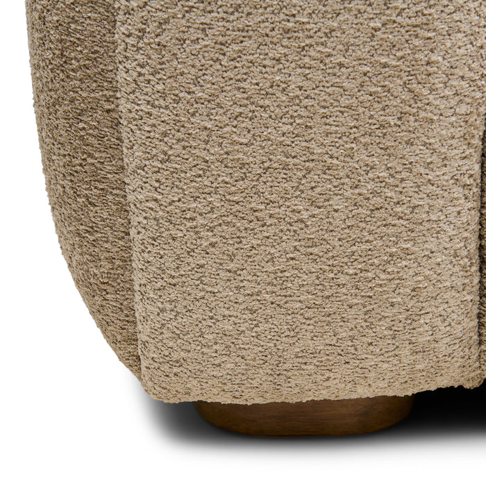 Rivièra Maison - 3.5-zitsbank in S97 - Soft Walnut, PE4 - Polyester & Pinewood, 240x108x80 cm