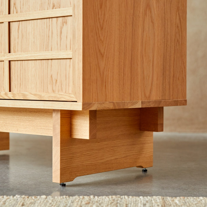 Tikamoon - Eiken wastafelmeubel 170 Miu