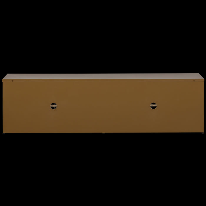 WOOOD Level Tv-Meubel - Metaal - Honinggeel - 44x160x44