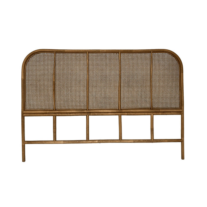 sweeek - Donker rotan en rieten hoofdeinde