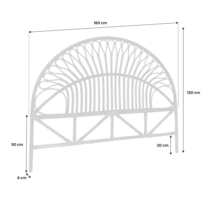 sweeek - Hoofdeinde van donker rotan