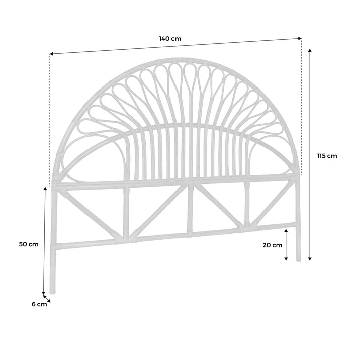 sweeek - Hoofdeinde van donker rotan