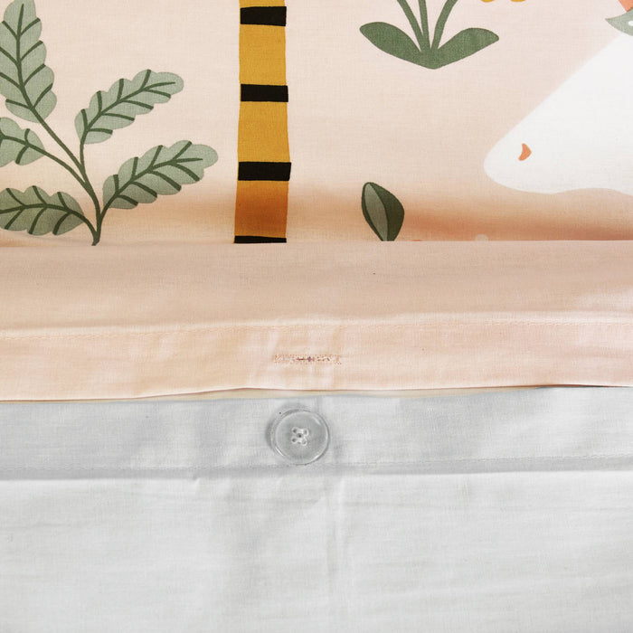 sweeek - Omkeerbare dekbedset 1-persoons met eenhoorn | dans thema 140