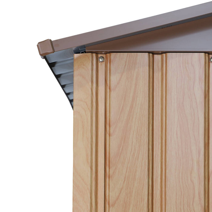 sweeek - Metaal tuinberging 5,29m² met verankeringsset