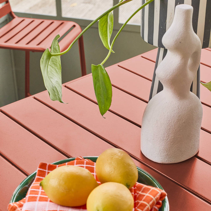 sweeek - Hoge tuintafel 4 plaatsen metaal
