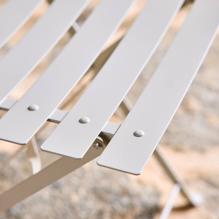 sweeek - Metalen inklapbare tuinstoel (set van 2)