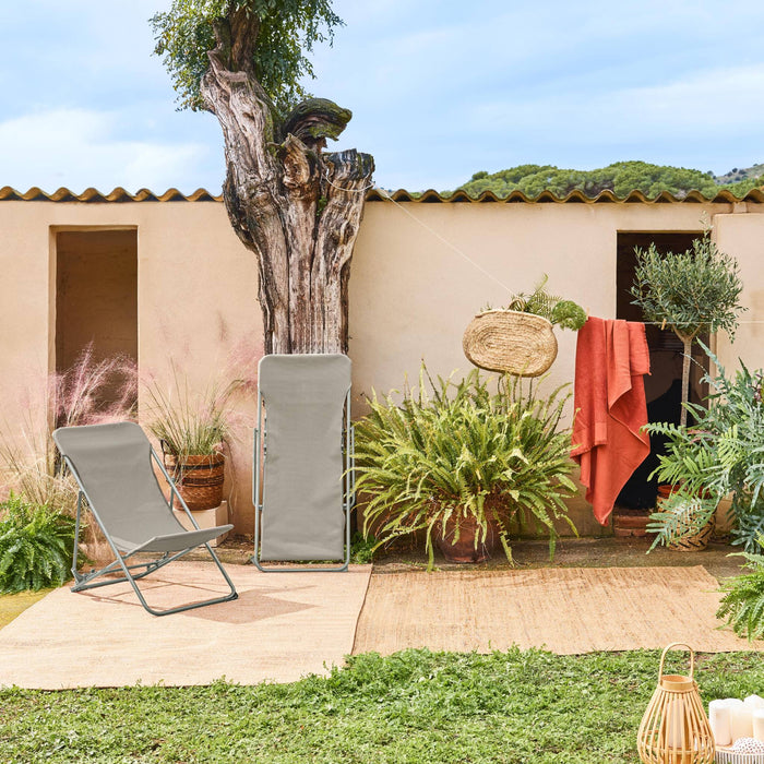 sweeek - Vouwbare tuinstoel (Set van 2)