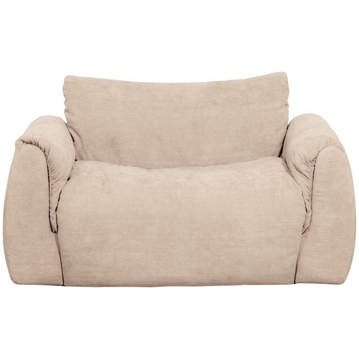 WOOOD Baggy Loveseat - Geweven Chenille - Zand - 81x138x101