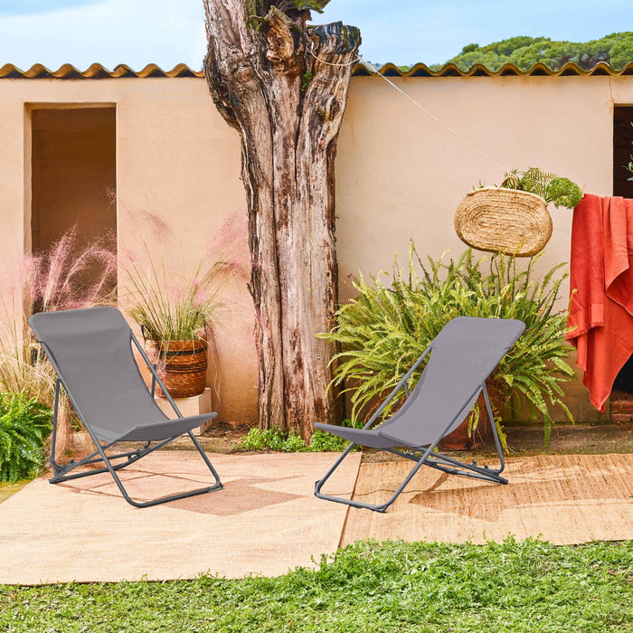 sweeek - Vouwbare tuinstoel (Set van 2)