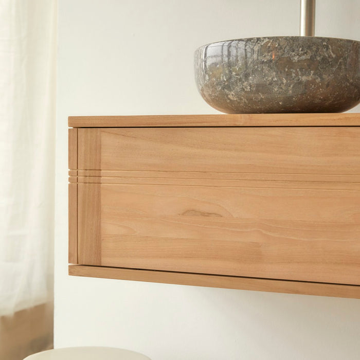 Tikamoon - Basic - Massief teakhouten badmeubel 80 cm