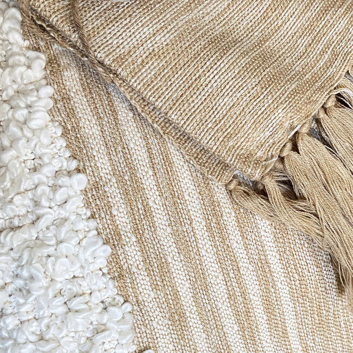 Malagoon Tribal Plaid - Off White