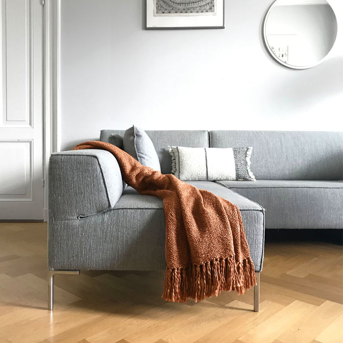 Malagoon Marble Plaid - Terracotta