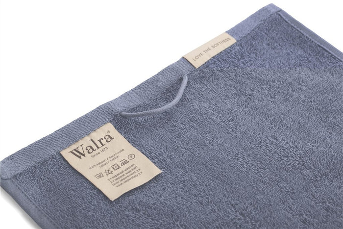 Walra - Gastendoek Soft Cotton (PP) - 2x 30x50 - Indigo