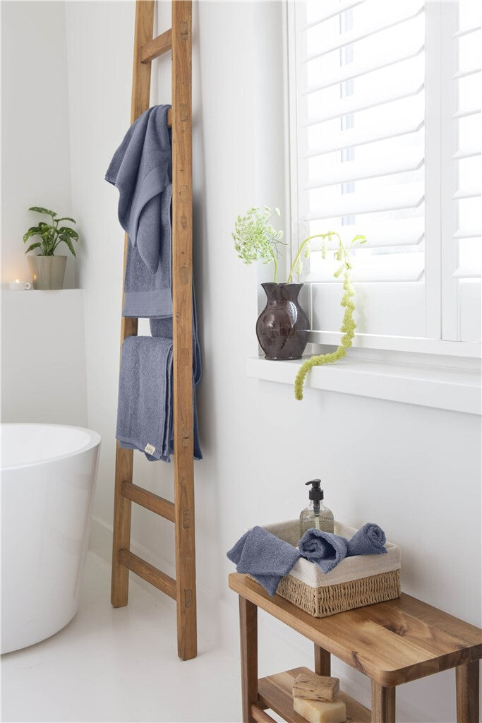 Walra - Gastendoek Soft Cotton (PP) - 2x 30x50 - Indigo