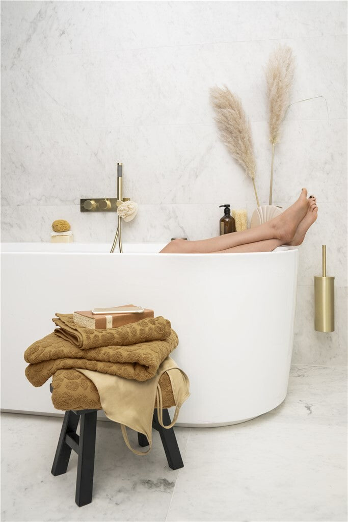 Dindi Home - Baddoek Soft Beauty - 50x100 - Okergeel | Mosterdgeel