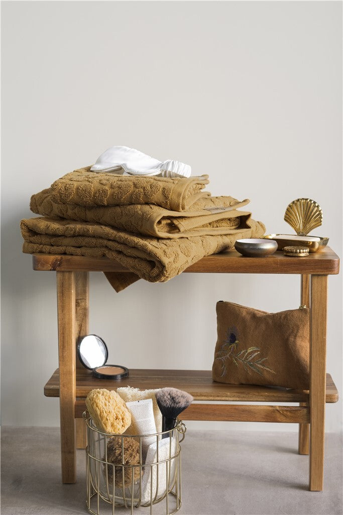 Dindi Home - Baddoek Soft Beauty - 50x100 - Okergeel | Mosterdgeel