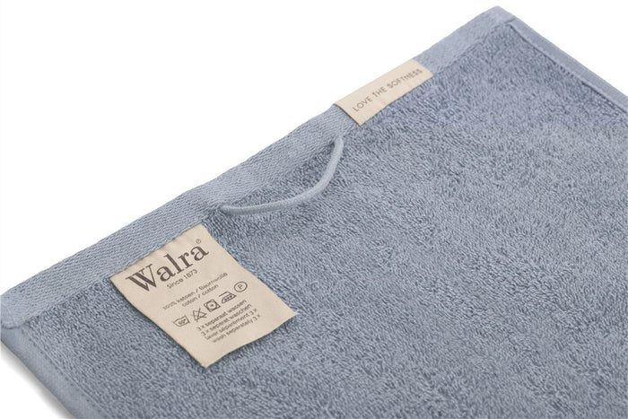 Walra - Gastendoek Soft Cotton - 2x 30x50 - Blauw