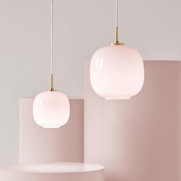 Louis Poulsen VL 45 Radiohus hanglamp Ø250 Brass|Glossy Pale Rose