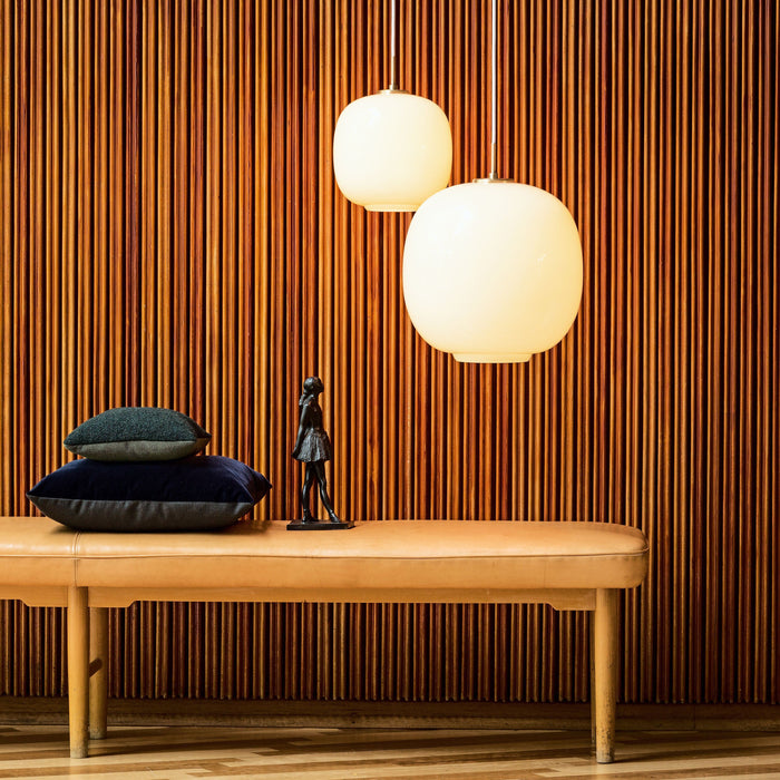 Louis Poulsen VL 45 Radiohus hanglamp Ø250 Brass|Glossy Amber