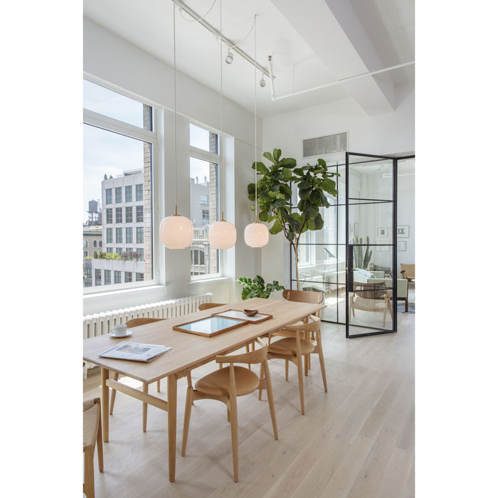 Louis Poulsen VL 45 Radiohus hanglamp Ø250 Brass|Glossy Amber