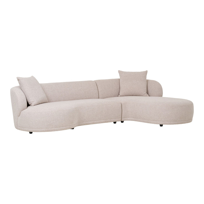 House Nordic - Chaise Longue Bank Rechts - Naturel - Kingston
