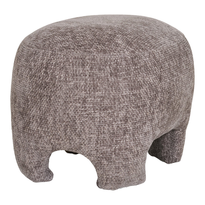 House Nordic - Poef Taupe Stof - 53x41x38cm - Nazare