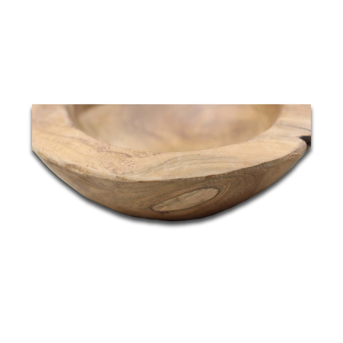 HSM Collection-Fruitschaal Small-ø20-27x6-10-Naturel-Teak