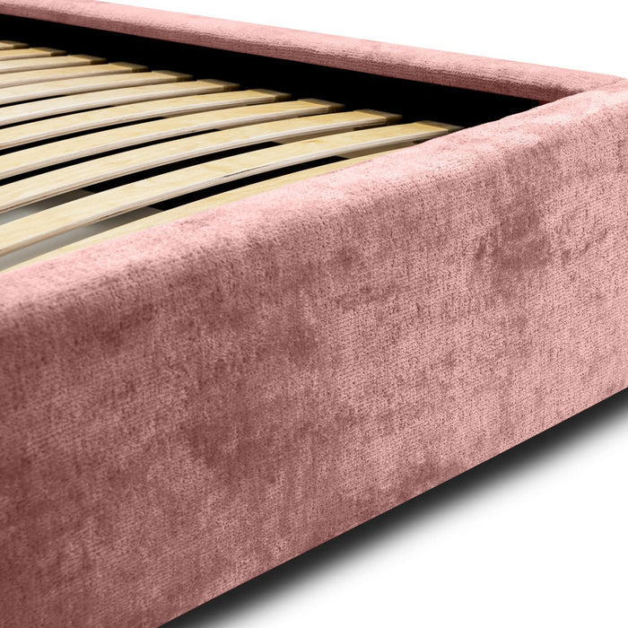 Trae Mobler Vegas 160 x 200 cm Gestoffeerd Bed Stoffig Roze