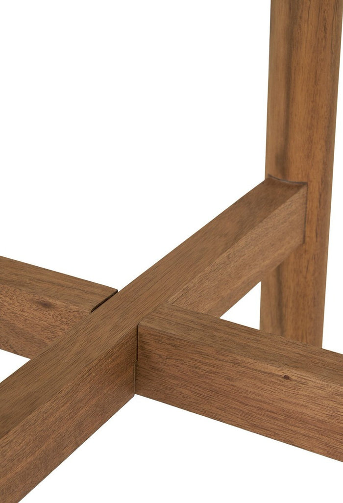 House Nordic Terracina Ronde Bijzettafel Acacia|Terrazo