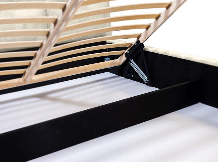 Trae Mobler Porto 180 x 200 cm Gestoffeerd Bed Zand